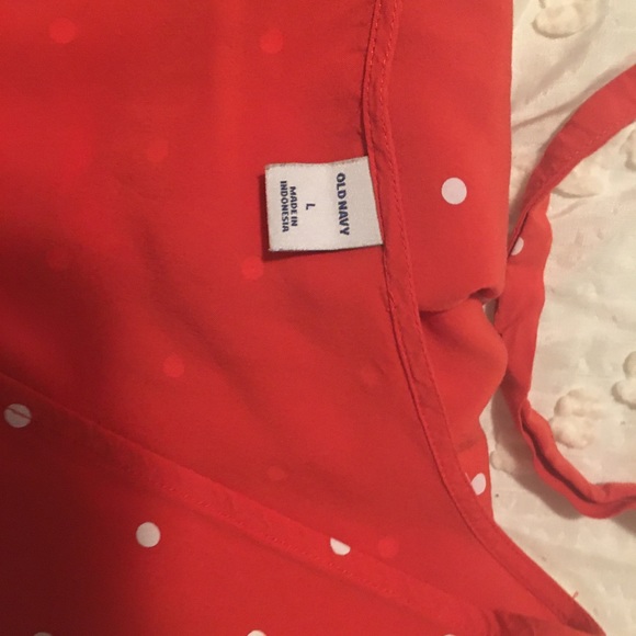 Red and white pock-a-dot dress. - Picture 2 of 5